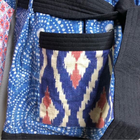 Anthropologie Cleobella Rael patchwork print reversible kimono jacket Large NWT - Picture 6 of 16